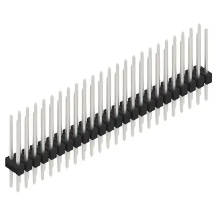 Mega-Angebot Stiftleiste, 48-polig, RM 2.54 mm, gerade, schwarz, SL212848Z