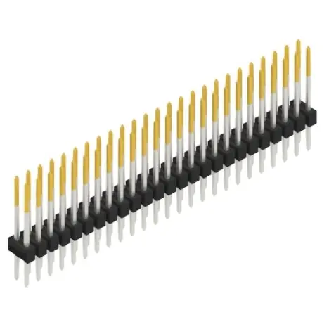 Gratis Versand Stiftleiste, 50-polig, RM 2.54 mm, gerade, schwarz, SL212850S