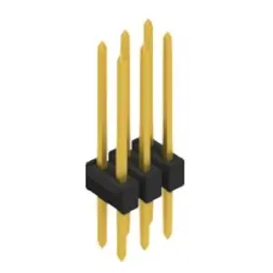 Stiftleiste, 6-polig, RM 2.54 mm, gerade, schwarz, 10053618 Super-Preis