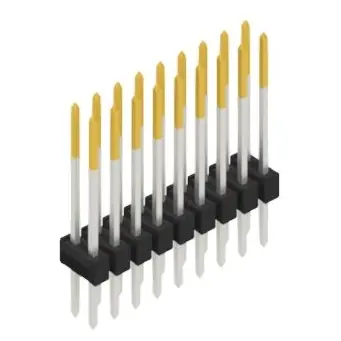 Stiftleiste, 18-polig, RM 2.54 mm, gerade, schwarz, SL215418S Neue Kollektion