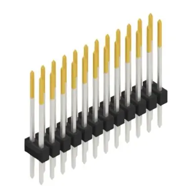 Top-Preis Stiftleiste, 24-polig, RM 2.54 mm, gerade, schwarz, SL215424S