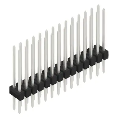 Angebot Stiftleiste, 28-polig, RM 2.54 mm, gerade, schwarz, 10053687