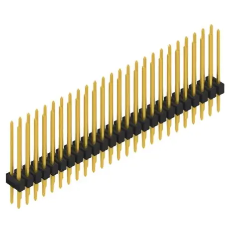 Stiftleiste, 50-polig, RM 2.54 mm, gerade, schwarz, 10053696 Begrenztes Angebot