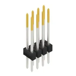 Jetzt Kaufen Stiftleiste, 8-polig, RM 2.54 mm, gerade, schwarz, SL21548S