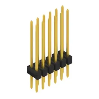 Kostenloser Versand Stiftleiste, 12-polig, RM 2.54 mm, gerade, schwarz, 10053710