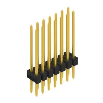 Schneller Versand Stiftleiste, 14-polig, RM 2.54 mm, gerade, schwarz, 10053713