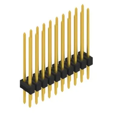 Preis Gesenkt Stiftleiste, 20-polig, RM 2.54 mm, gerade, schwarz, 10053717