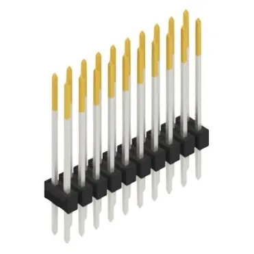 Stiftleiste, 20-polig, RM 2.54 mm, gerade, schwarz, 10139915 Sofort Bestellen