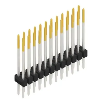 Stiftleiste, 24-polig, RM 2.54 mm, gerade, schwarz, SL217924S Echt