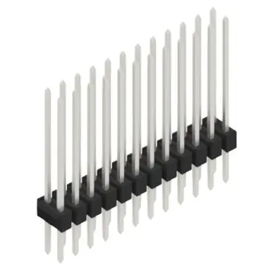 Wochenendangebot Stiftleiste, 24-polig, RM 2.54 mm, gerade, schwarz, 10053720