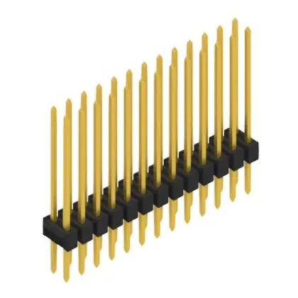 Must-Have Stiftleiste, 26-polig, RM 2.54 mm, gerade, schwarz, 10053721