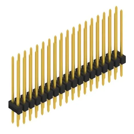 Stiftleiste, 36-polig, RM 2.54 mm, gerade, schwarz, 10053726 Super-Preis