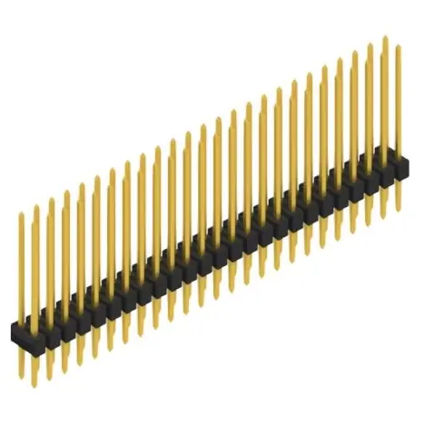 Neu Stiftleiste, 50-polig, RM 2.54 mm, gerade, schwarz, SL217950G