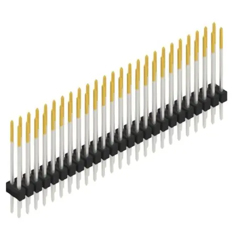 Stiftleiste, 50-polig, RM 2.54 mm, gerade, schwarz, SL217950S Abverkauf