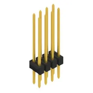 Nur Für Kurze Zeit Stiftleiste, 8-polig, RM 2.54 mm, gerade, schwarz, 10053706