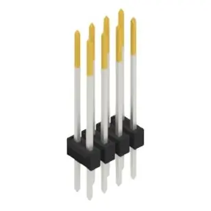 Meistverkauft Stiftleiste, 8-polig, RM 2.54 mm, gerade, schwarz, SL21798S