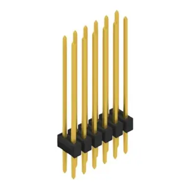 Stiftleiste, 12-polig, RM 2.54 mm, gerade, schwarz, SL223012G Aktuell