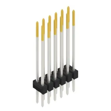 Stiftleiste, 12-polig, RM 2.54 mm, gerade, schwarz, SL223012S Nur Heute