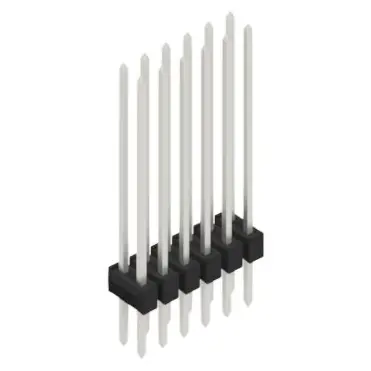 Stiftleiste, 12-polig, RM 2.54 mm, gerade, schwarz, SL223012Z Must-Have