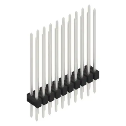 Stiftleiste, 20-polig, RM 2.54 mm, gerade, schwarz, 10053746 Mega-Angebot