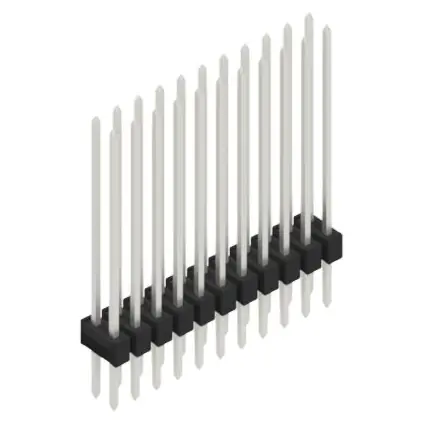 Stiftleiste, 22-polig, RM 2.54 mm, gerade, schwarz, 10053748 Angebot