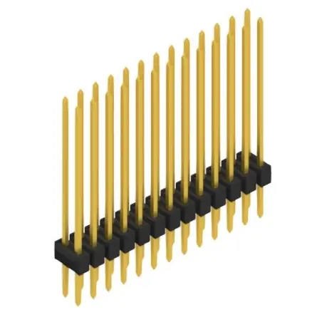 Letzte Chance Stiftleiste, 26-polig, RM 2.54 mm, gerade, schwarz, 10053752