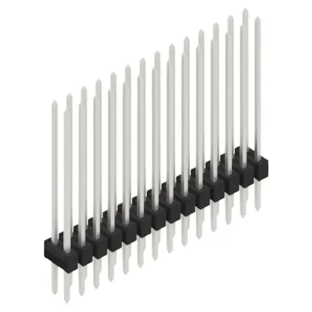 Must-Have Stiftleiste, 28-polig, RM 2.54 mm, gerade, schwarz, 10053753