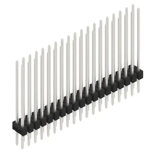 Stiftleiste, 38-polig, RM 2.54 mm, gerade, schwarz, 10053759 Saisonangebot