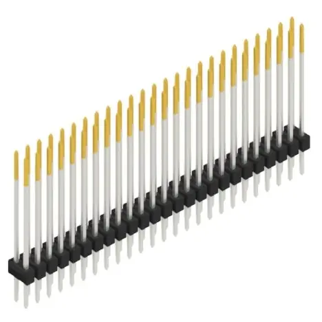 Stiftleiste, 50-polig, RM 2.54 mm, gerade, schwarz, SL223050S Sofort Bestellen