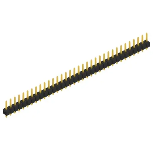 Knallerangebot Stiftleiste, 34-polig, RM 2.54 mm, gerade, schwarz, 10053868