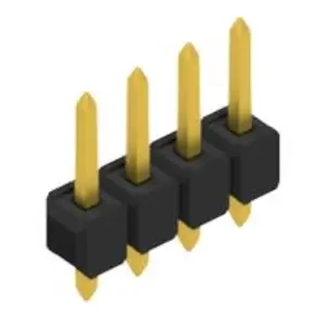 Top-Angebot Stiftleiste, 4-polig, RM 2.54 mm, gerade, schwarz, 10053776
