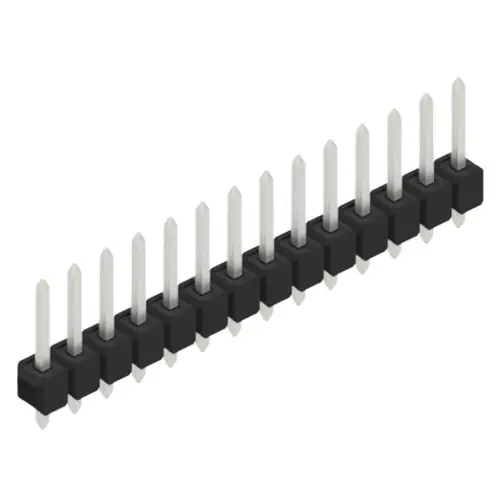 Stiftleiste, 14-polig, RM 2.54 mm, gerade, schwarz, 10053920 Neue Kollektion