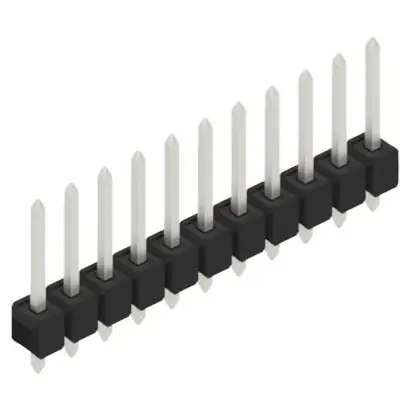 Direktkauf Stiftleiste, 11-polig, RM 2.54 mm, gerade, schwarz, 10054023