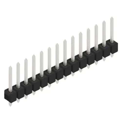 Sonderangebot Stiftleiste, 14-polig, RM 2.54 mm, gerade, schwarz, 10054033