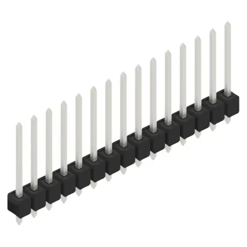 Aktuell Stiftleiste, 15-polig, RM 2.54 mm, gerade, schwarz, 10054265