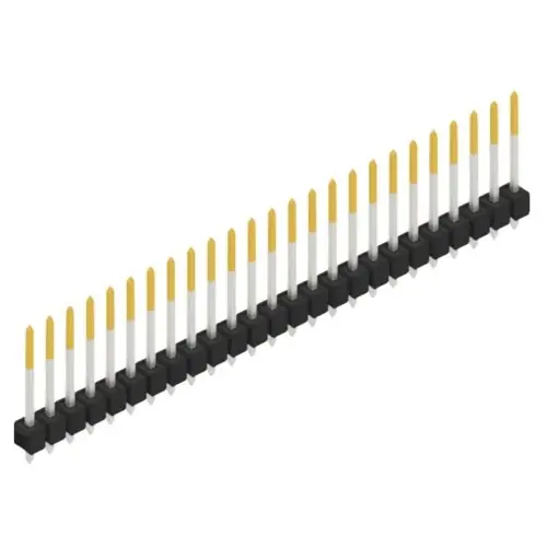 Stiftleiste, 25-polig, RM 2.54 mm, gerade, schwarz, 10054296 Must-Have