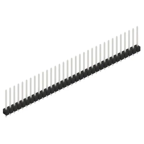 Stiftleiste, 33-polig, RM 2.54 mm, gerade, schwarz, 10054323 Saisonangebot