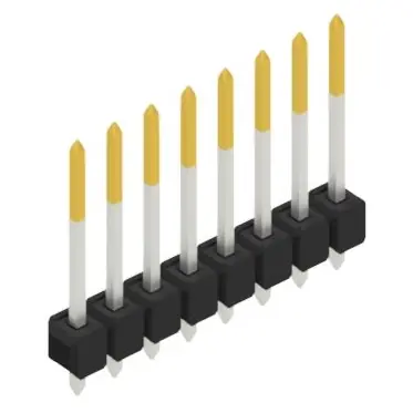 Sonderaktion Stiftleiste, 8-polig, RM 2.54 mm, gerade, schwarz, 10054243