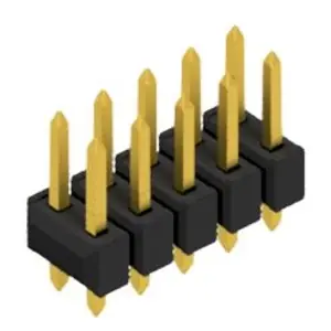 Mega-Angebot Stiftleiste, 10-polig, RM 2.54 mm, gerade, schwarz, 10054345