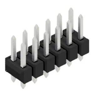 Stiftleiste, 12-polig, RM 2.54 mm, gerade, schwarz, 10054350 Neue Kollektion