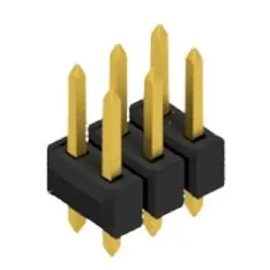 Stiftleiste, 6-polig, RM 2.54 mm, gerade, schwarz, 10054339 Saisonangebot