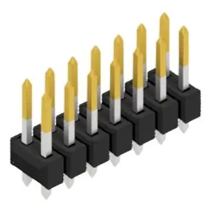 Top-Seller Stiftleiste, 14-polig, RM 2.54 mm, gerade, schwarz, 10054464