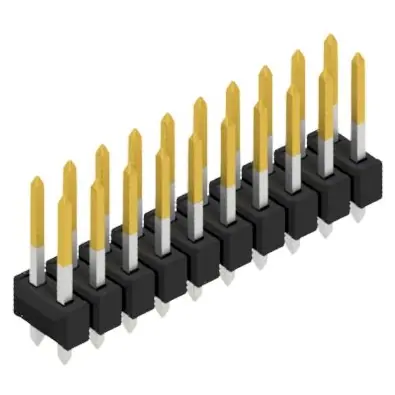 Stiftleiste, 20-polig, RM 2.54 mm, gerade, schwarz, 10054589 Angebot