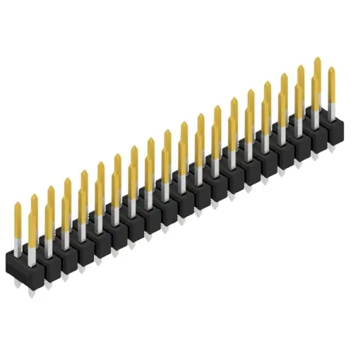 Beliebt Stiftleiste, 38-polig, RM 2.54 mm, gerade, schwarz, 10054617