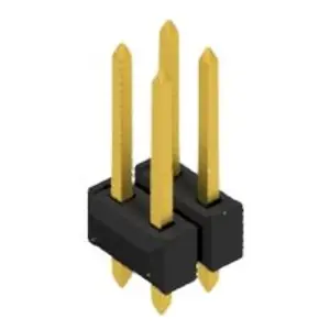 Stiftleiste, 4-polig, RM 2.54 mm, gerade, schwarz, 10054563 Bestseller