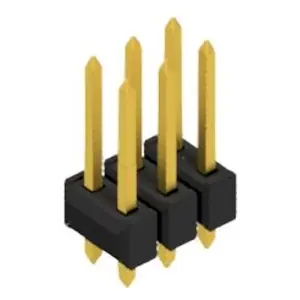 Meistverkauft Stiftleiste, 6-polig, RM 2.54 mm, gerade, schwarz, 10054566