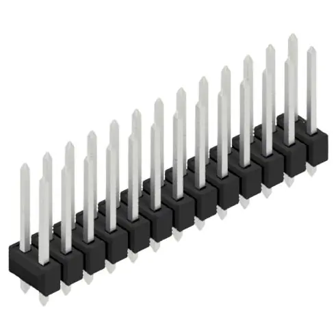 Markenware Stiftleiste, 26-polig, RM 2.54 mm, gerade, schwarz, 10054714