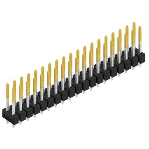 Expressversand Stiftleiste, 38-polig, RM 2.54 mm, gerade, schwarz, 10054733