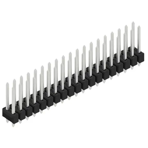 Top-Angebot Stiftleiste, 38-polig, RM 2.54 mm, gerade, schwarz, 10054734