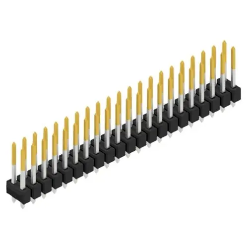 Markenware Stiftleiste, 42-polig, RM 2.54 mm, gerade, schwarz, 10054739